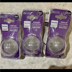 Philips Avent Baby Bottle Nipples Set - Clear